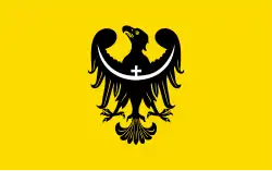 Flag of the Lower Silesian Voivodeship (2008–2009)