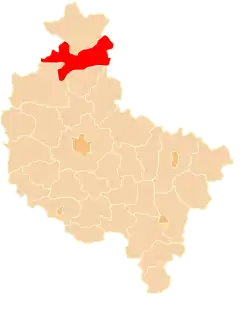 Location within the voivodeship