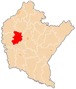 Location within the voivodeship