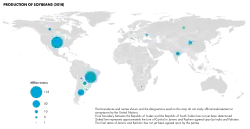 Production of soybeans (2018)[52]