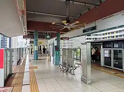 Sumang LRT platforms