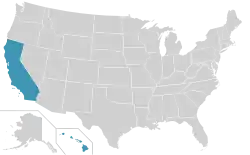 Location of teams in