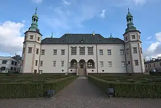 Palace of the Kraków Bishops in Kielce, garden facade