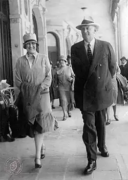 President Marcelo Torcuato de Alvear and First Lady Regina Pacini First Lady, 1922–1928