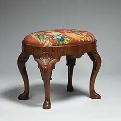 Stool, British, circa 1710