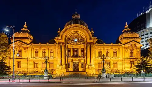 The CEC Palace on Victory Avenue, Bucharest, Romania, by Paul Gottereau [ro], 1897-1900[237]