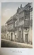 Palacio de Torre Tagle in 1866. (Lima or Sketches of the Capital of Peru by Manuel A. Fuentes and Firmin Didot, Brothers, Sons & Co.). University of Chicago Library.[3]