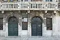 Detail of the facade on the Cannaregio Canal