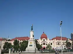 Monument in honor of the Soviet soldiers in place of the monument to the fighters against the Comintern (2012)