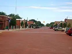 Brick streets in Panhandle