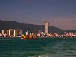 Across Penang Strait towards Seberang Perai, 2012