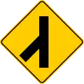 P-21 Merging traffic from the left