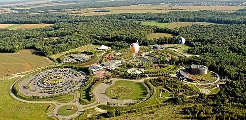 Aerial view from the King's Balloon