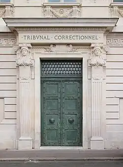 Former criminal court entrance