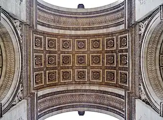 Ceiling of the great archway.