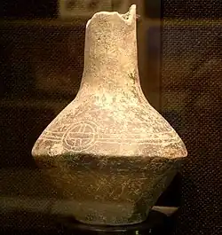 Engraved beaker from the Parkin site in Arkansas