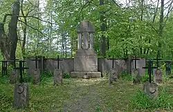 World War I cemetery in the village