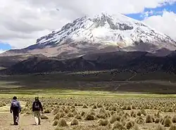 Nevado Sajama, the highest peak in Bolivia, is located in this province.