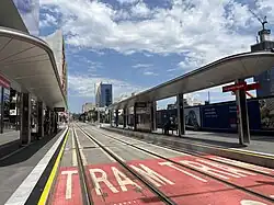 Light rail stop