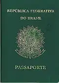 Old (dark green) version of the Brazilian passport, in use since the late 1970s.