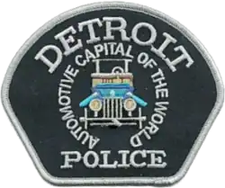 Patch of the Detroit Police Department