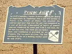 Pearce Jail marker