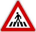 Pedestrian crossing ahead