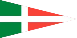 1:2 Pennant of the Commander of a Naval Base