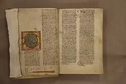 Medieval European illuminated manuscript; Pequot Library Special Collections