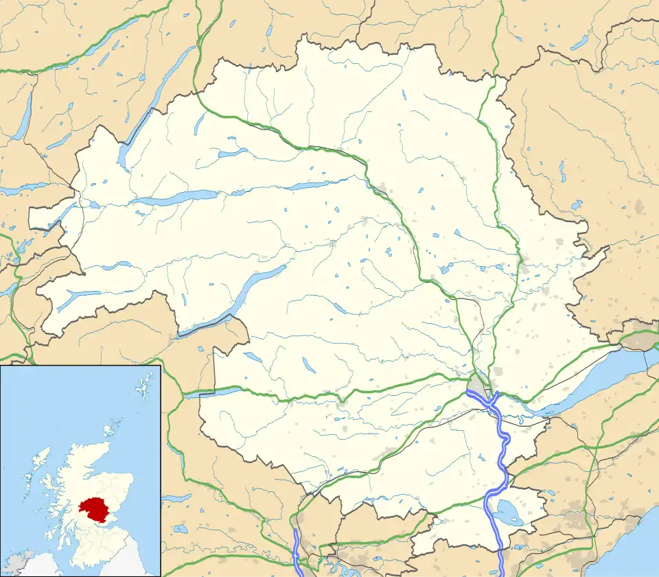 Inchtuthil is located in Perth and Kinross