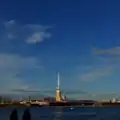 Peter and Paul Fortress. View across the Neva River