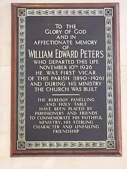 Tablet in St Peter's Guildford