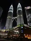 Petronas Twin Towers, Night View