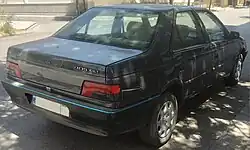 Iran Khodro Peugeot 405 GLI (rear view).