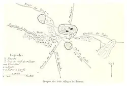 Map of Fourou, 1892