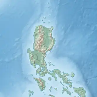 Large earthquakes near the Manila Trench