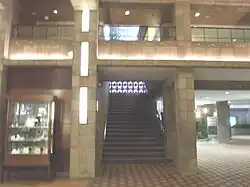 Inside view of the main entrance of the Arizona Biltmore Hotel.