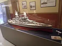 Model of the USS Arizona at the Arizona State Capitol Museum.