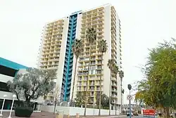 The Executive Towers were built in 1962 and are located at 207 West Clarendon Street. It was listed in the National Register of Historic Places on January 17, 2017, reference # 100000455.