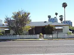 The Hazel Burton Daniels House was built in 1947 and is located at 2801 North 5th Street.