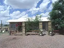 One of the low rent cabins of what once known as Beatty's Court on Ruth Street was built in the 1940s. The Elizabeth Beatty Cabins were provided to families suffering from tuberculosis. Beatty was a retired secretary who moved to Sunnyslope in 1918. She inherited land between Ruth St. and Central Avenue where she established the low rent cabins