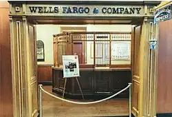 Recreation of a 1920 Wells Fargo Bank
