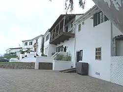 Different view of the Wrigley Mansion.