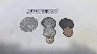 Mexican Peso to THB (M$1=฿1/5/2½)