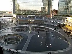 Piazza Gae Aulenti viewed from the UniCredit tower