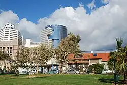 Trade Tower hosting the Embassy in Tel Aviv