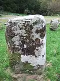 Pillar stone, Llanychllwydog Church