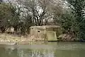 A pillbox on the Lee Navigation near Nazeing in Essex.