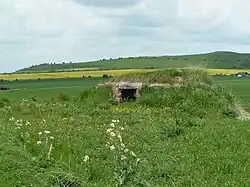 Pillbox between Stanton St Bernard and Alton Barnes