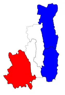 Location (red) in the Pa-O Self-Administered Zone